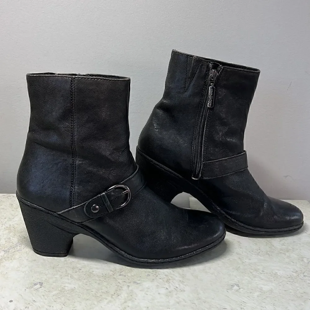 Medicus Winter Heeled Ankle Boot Leather 9